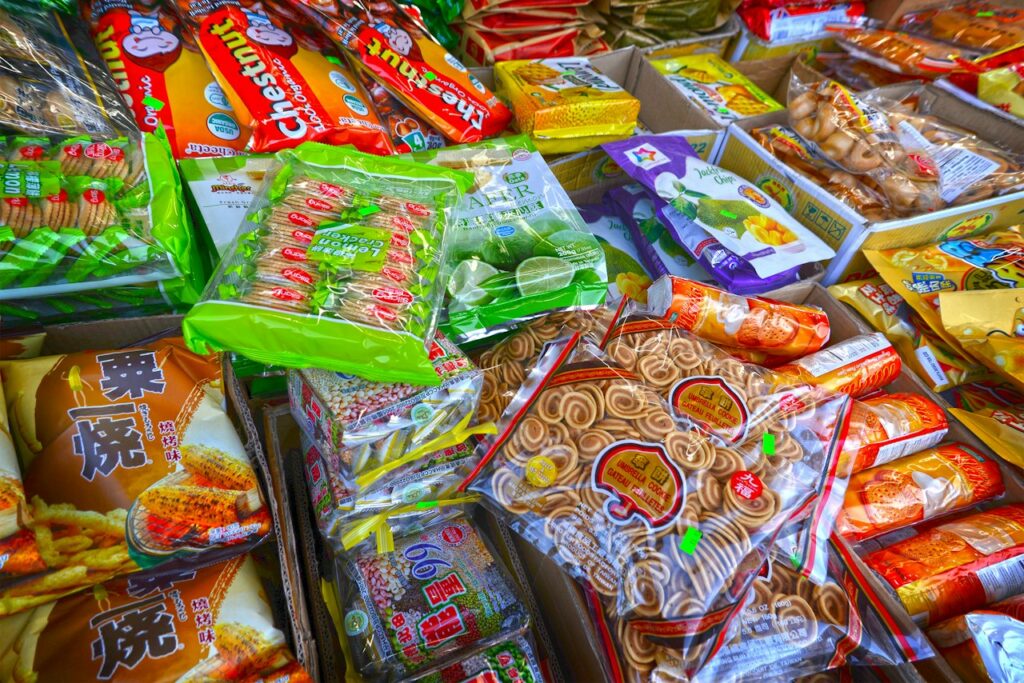 Assorted Filipino Snacks Basket