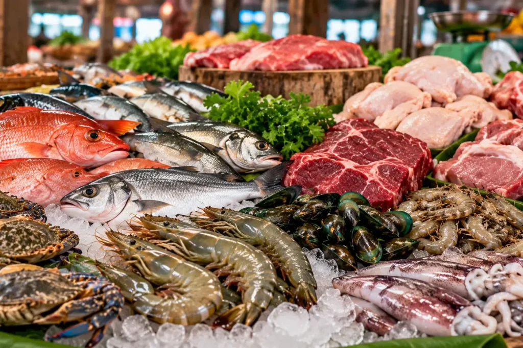Meats and Seafoods - pikakoo